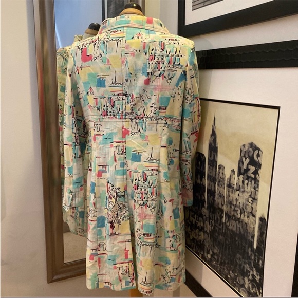 Beautiful vintage pastel double breasted jacket - Picture 2 of 10